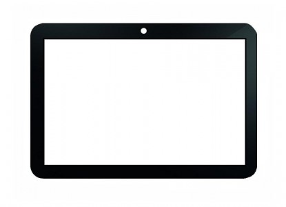 Replacement Front Glass For Toshiba At200 Black By - Maxbhi.com