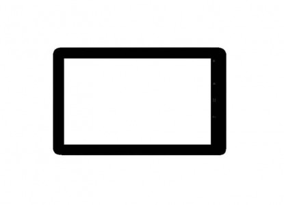 Replacement Front Glass For Teracom Lofty Tz300 White By - Maxbhi.com