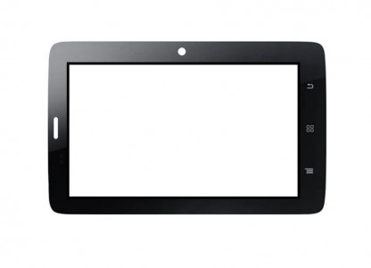 Replacement Front Glass For Hitech Amaze Tab Black By - Maxbhi.com