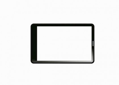 Replacement Front Glass For Datawind Aakash 2 Tablet Black By - Maxbhi.com