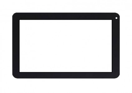 Replacement Front Glass For Datawind Ubislate 9ci Black By - Maxbhi.com