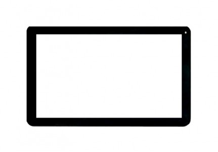 Replacement Front Glass For Micromax Funbook Infinity P275 Black By - Maxbhi.com