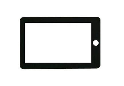 Replacement Front Glass For Maxtouuch 7 Inch Android 2.2 Tablet Pc Black By - Maxbhi.com