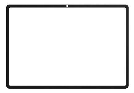 Replacement Front Glass For Tcl Tab A1 Plus Nxtpaper Grey By - Maxbhi Com
