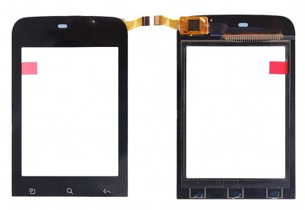 Touch Screen Digitizer For Alcatel Ot903 Black By - Maxbhi Com