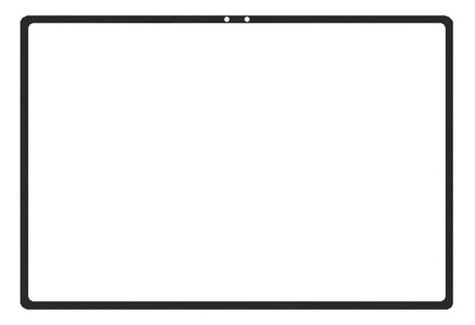 Replacement Front Glass For Lenovo Legion Y900 13 Black By - Maxbhi Com