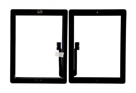 Touch Screen Digitizer For Apple Ipad 3 Wifi Plus Cellular Black By - Maxbhi Com