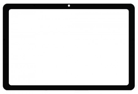 Replacement Front Glass For Umidigi G1 Tab Grey By - Maxbhi Com