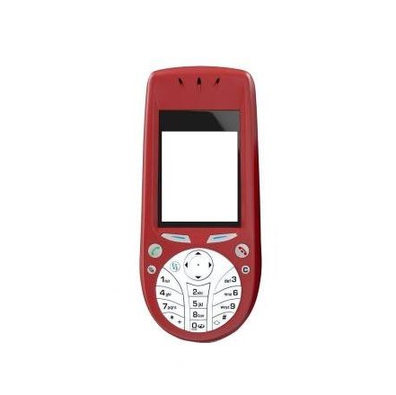 full body housing for nokia 3660 red