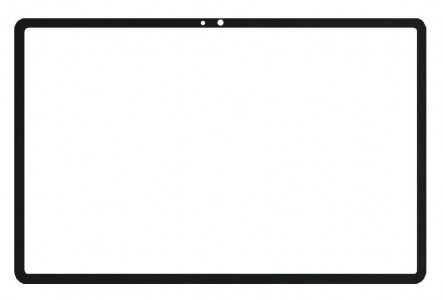 Replacement Front Glass For Oukitel Rt8 Black By - Maxbhi Com