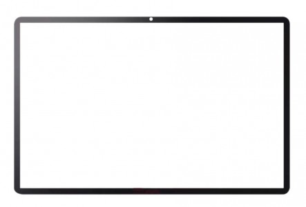 Replacement Front Glass For Lenovo Tab P11 Black By - Maxbhi Com
