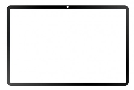 Replacement Front Glass For Doogee Tab G6 Black By - Maxbhi Com