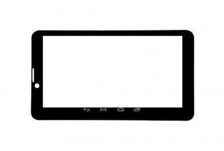 Replacement Front Glass For Datawind Ubislate 7dcx Plus Black By - Maxbhi.com
