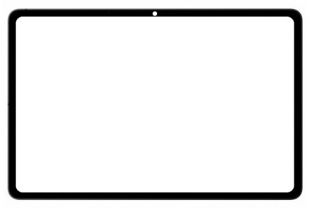 Replacement Front Glass For Oppo Pad Black By - Maxbhi Com