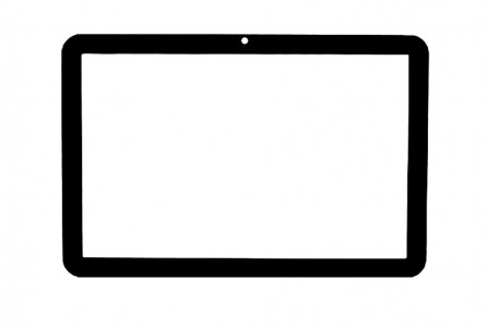 Replacement Front Glass For Motorola Xoom Mz601 White By - Maxbhi.com