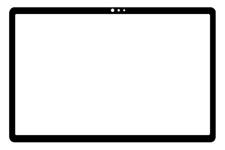 Replacement Front Glass For Umidigi G5 Tab Grey By - Maxbhi Com