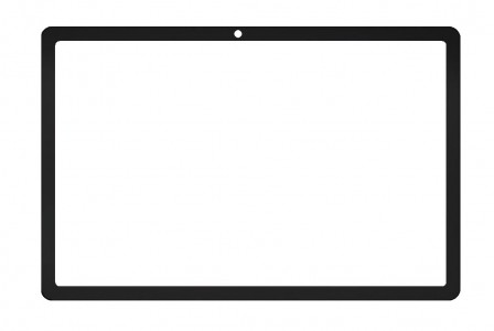 Replacement Front Glass For Blackview Oscal Pad 18 Black By - Maxbhi Com