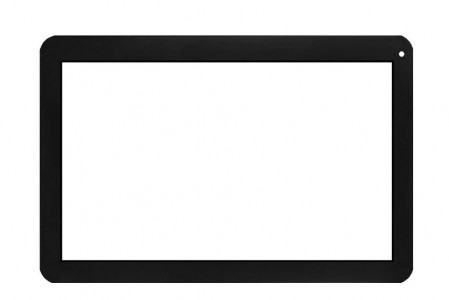 Replacement Front Glass For Datawind Ubislate 10ci Black By - Maxbhi.com