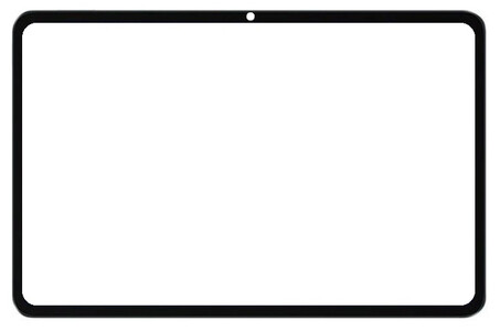 Replacement Front Glass For Xiaomi Black Shark Pad 6 Black By - Maxbhi Com