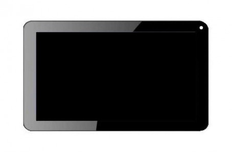 Lcd With Touch Screen For Micromax Funbook P256 Black By - Maxbhi.com