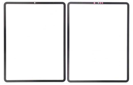 Replacement Front Glass For Apple Ipad Pro 12 9 2021 Black By - Maxbhi Com