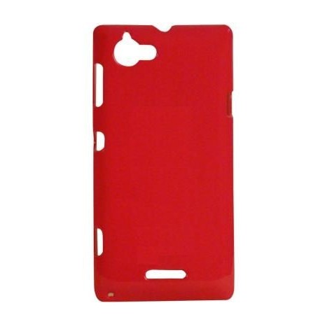 Back Case for Sony Xperia L - Red - Maxbhi.com