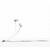 Earphone for BLU Studio 5.0 HD LTE - Handsfree, In-Ear Headphone, 3.5mm, White