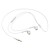 Earphone for HTC One mini - Handsfree, In-Ear Headphone, 3.5mm, White