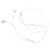 Earphone for Karbonn A2 Plus - Handsfree, In-Ear Headphone, 3.5mm, White