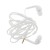 Earphone for MapmyIndia CarPad - Handsfree, In-Ear Headphone, White