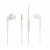 Earphone for Nokia 8800 - Handsfree, In-Ear Headphone, White