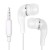 Earphone for Nokia Lumia 900 RM-808 - Handsfree, In-Ear Headphone, White