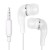 Earphone for Panasonic G51 - Handsfree, In-Ear Headphone, White