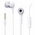 Earphone for Spice Boss M-5407 - Handsfree, In-Ear Headphone, White