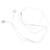 Earphone for Spice S410 - Handsfree, In-Ear Headphone, White