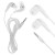 Earphone for ZTE Open C - Handsfree, In-Ear Headphone, 3.5mm, White