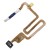 Fingerprint Sensor Flex Cable For Oppo A55 5g White By - Maxbhi Com