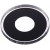 Camera Lens Glass With Frame For Asus Zenfone 2 Ze551ml Black By - Maxbhi Com