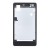 Lcd Frame Middle Chassis For Sony Xperia Go Black By - Maxbhi Com