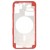 Lcd Frame Middle Chassis For Apple Iphone 12 Red By - Maxbhi Com