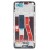 Lcd Frame Middle Chassis For Oppo F19 Pro Silver By - Maxbhi Com
