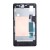 Lcd Frame Middle Chassis For Sony Xperia Go St27i Black By - Maxbhi Com