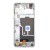 Lcd Frame Middle Chassis For Sharp Aquos R3 White By - Maxbhi Com