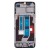 Lcd Frame Middle Chassis For Oppo A2x 5g Purple By - Maxbhi Com