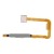 Fingerprint Sensor Flex Cable For Motorola Moto G75 5g Grey By - Maxbhi Com