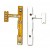 Power Button Flex Cable For Motorola G96 5g On Off Flex Pcb By - Maxbhi Com
