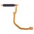 Fingerprint Sensor Flex Cable For Samsung Galaxy A17 4g White By - Maxbhi Com