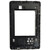 Lcd Frame Middle Chassis For Lenovo A5500hv Wifi Plus 3g Yellow By - Maxbhi Com