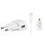 3 in 1 Charging Kit for Vivo V60 5G with Wall Charger, Car Charger & USB Data Cable - Maxbhi.com