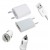 3 in 1 Charging Kit for HTC Desire VC T328D with USB Wall Charger, Car Charger & USB Data Cable
